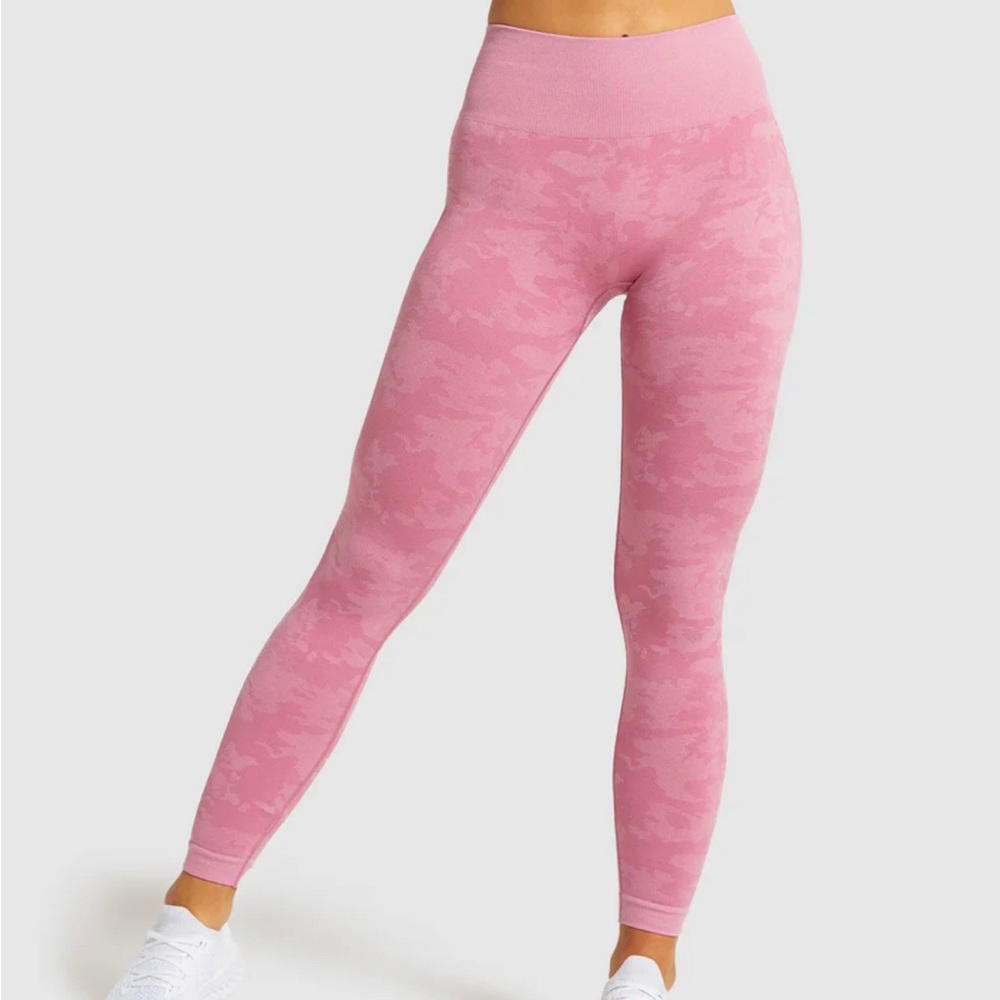 Gymshark Pink Camo Pants